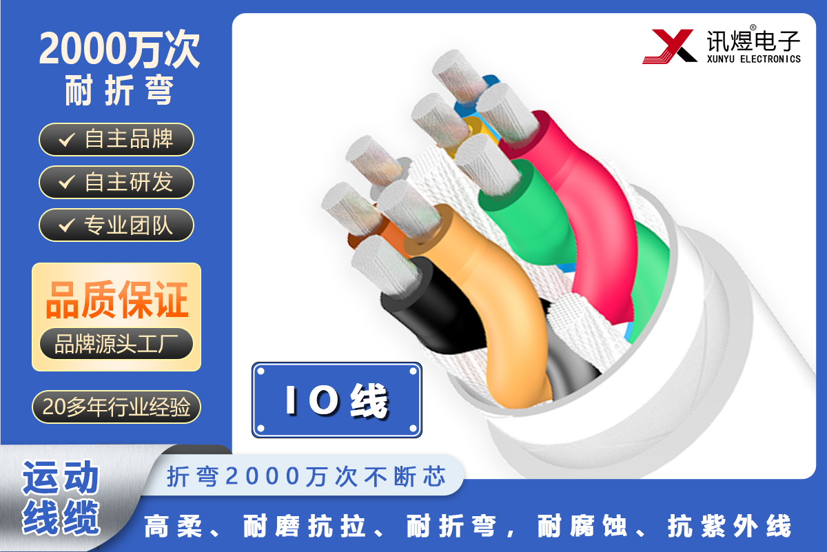 （50）蘇州訊煜電子,最新產(chǎn)品,訊煜高柔運(yùn)動線纜-IO線（2000萬次）_230